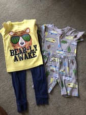 carters boys size 5 lot of pajamas