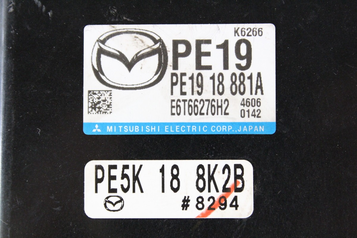 2014 Mazda 3 PE19 18 881A Computer Brain Engine Control ECU ECM