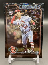 IRVING LOPEZ-2024 Series 2 Base Black Foil Super Box Exclusive RC #573 Cardinals