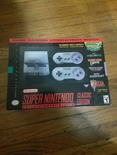 nintendo snes classic mini edition console brand new in the box for $200
