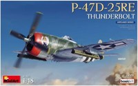 P-47D-25RE Thunderbolt. Basic Kit 1:48 Plastikmodellbausatz Miniart