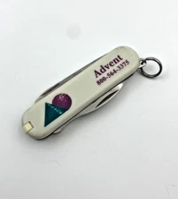 Victorinox Rover White Swiss Army Knife 58mm SAK Advent Logo