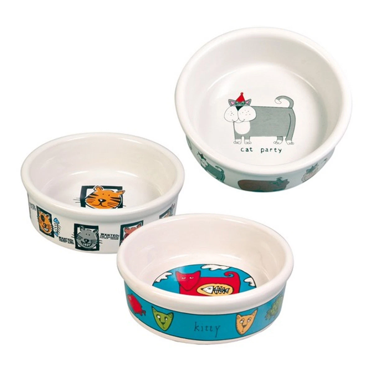 Trixie Ceramic Bowl Cat Kitten 200ml 0.2l Water Food Dish eBay