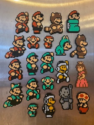 Super Mario 3 NES Sprite 3D Printed Magnets