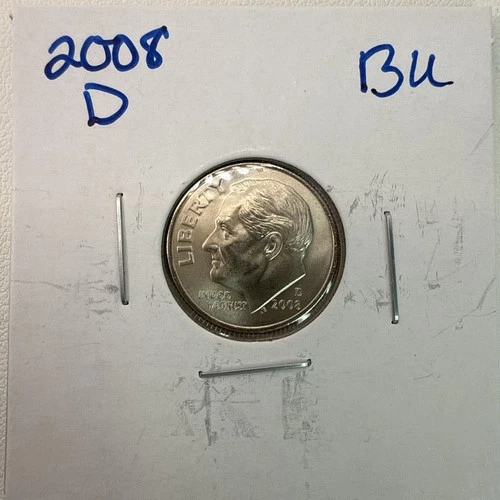 2008-D Roosevelt Dime BU (Brilliant Uncirculated) Denver Mint
