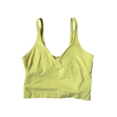 Lululemon Align Tank Top Yoga Sweat Wicking Neon Yellow Size 6