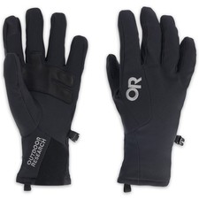 OUTDOOR RESEARCH Women's Sureshot Softshell Gloves - solid black - L