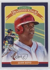 2020 Panini Donruss Diamond Kings Yellow Juan Soto #23 05cx