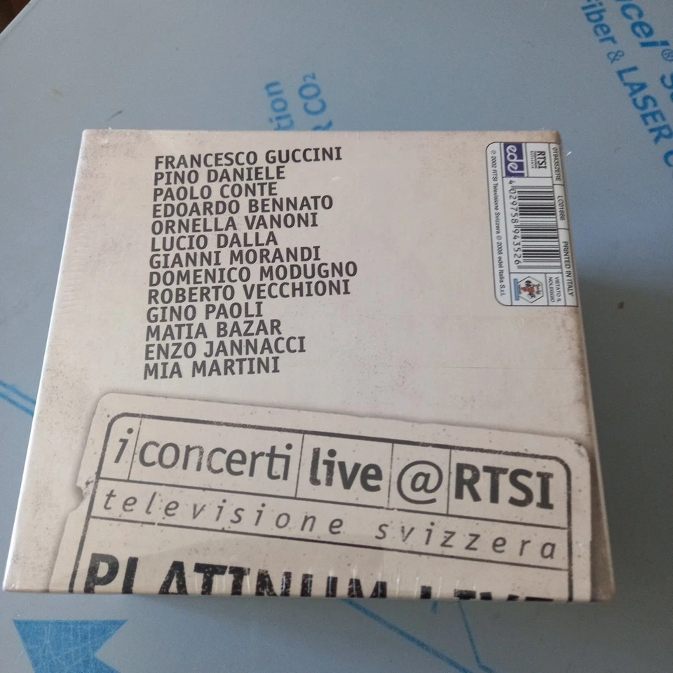 COFANETTO: "I Concerti live @ RTSI - Platinum Live" (BOX 13 CD) Guccini,Jannacci - Imagen 3 de 4