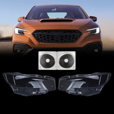 A Pair Headlight Lens Cover+Sealant Glue For Subaru WRX 2022-2025 NEW US