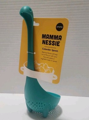 OTOTO The Nessie Family Ladle Set - Colander and Spoon for Soup and Stew