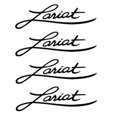 Ford F150 LARIAT Logo decal graphic Die Cut Sticker - ANY SIZE - ANY COLOR