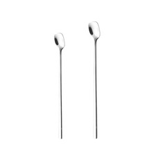 Cuchara mezcladora de miel cabeza cuadrada resistente al óxido diseño de cabeza cuadrada