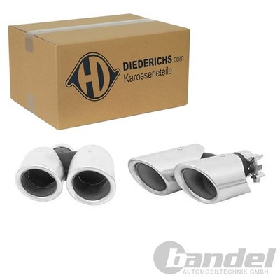 DIEDERICHS HD TUNING 63mm ENDROHRBLENDE passend für PORSCHE MACAN | 4203000
