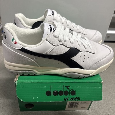 Diadora MAVERICK H.O.C. MEN'S SHOES C0351 BLACK / WHITE  ITALY LOGO RARE!!Sz 9.5