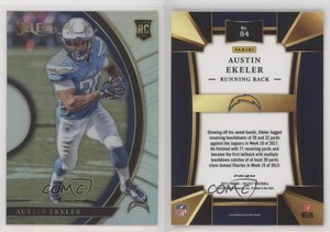 2017 Panini Select Concourse Silver Prizm Austin Ekeler #84 Rookie RC
