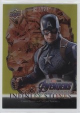 2022 Marvel Allure Gold Soul Stone 32/99 Chris Evans as Captain America 0e3