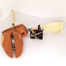 Palm Tree Shoe Keepers By Rochester Shoe Tree Co. Spring Loaded Vintage