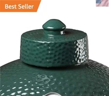 Grill Chimney Top Vent Cap Ceramic Damper Big Green Egg Accessories, Parts For
