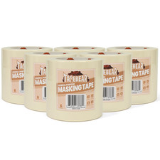 General Purpose Masking Tape 0.75 Inches X 60 Yards, Beige White Painters Tape f