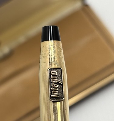 CROSS 万年筆 14K XF 10K GOLD FILLED Cross 10k Gold Filled Fountain Pen with Medium 14k Gold Nib | eBay