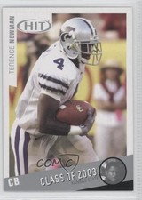 2003 SAGE Hit Class of 2003 Silver Terence Newman #C4 0c0
