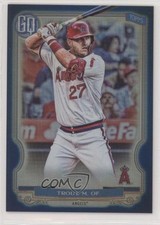 2020 Topps Gypsy Queen Box Topper Chrome Indigo Refractor 50/150 Mike Trout 6ks