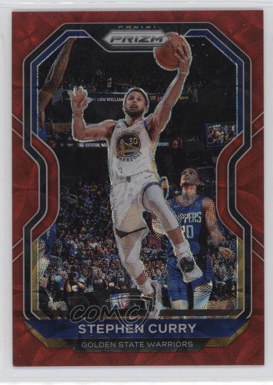 2020-21 Panini Prizm Choice Red Prizm 45/88 Stephen Curry #159 0zq1