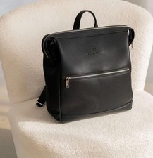 Felix  Stone Archie Backpack Black Designer Baby Bag Vegan Leather