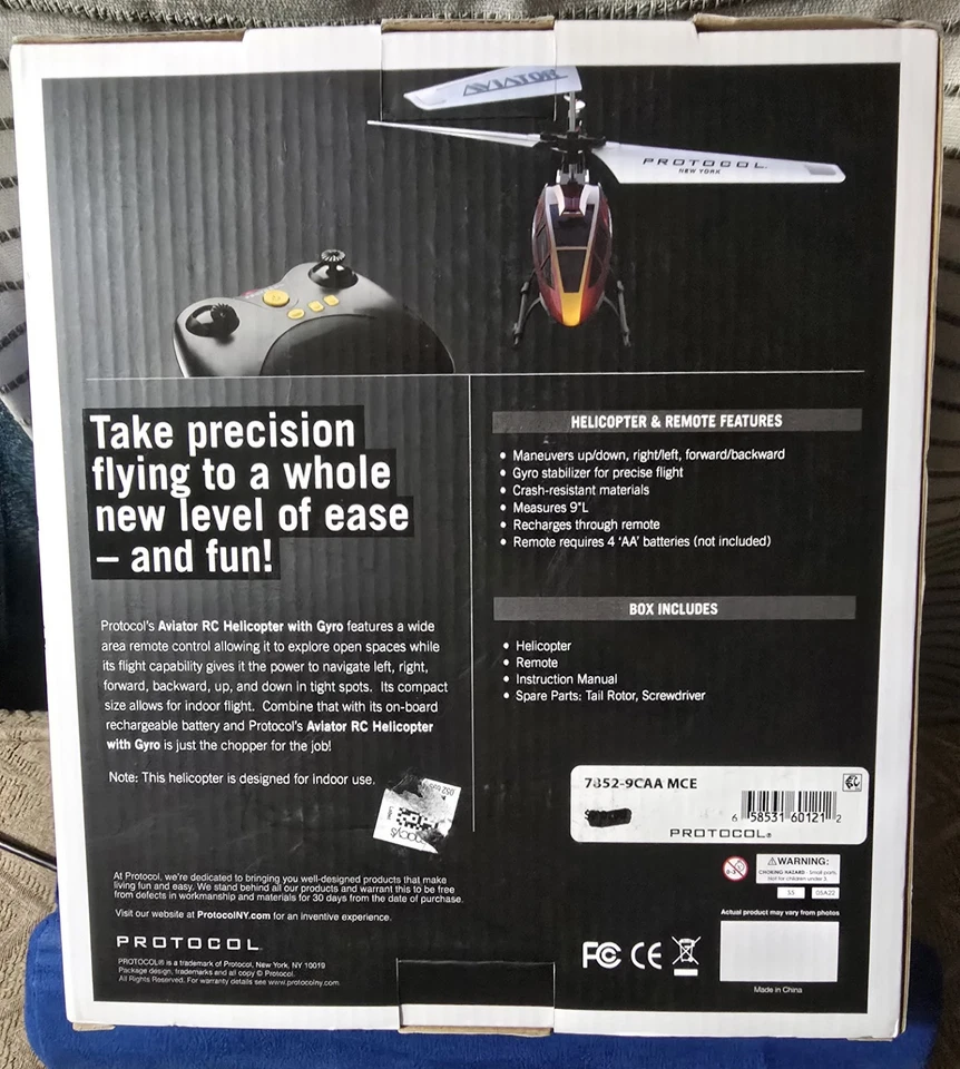 Remote Control Aviator Helicopter Multi-directional (Indoor Flight +) *Brand New - Image 2 of 3