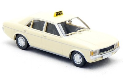 Wiking 08000829 - Ford Granada Limousine Taxi beige PKW Modell - 1:87 H0