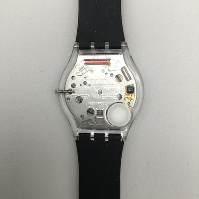 Swatch Classiness Black Womens Watch 33mm Black Dial Clear  display picture 1