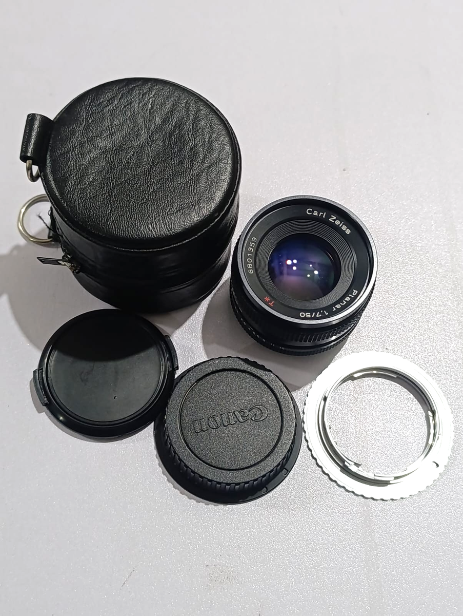 Near MINT] Contax Carl Zeiss Planar T* 50mm f1.7 CY Mount