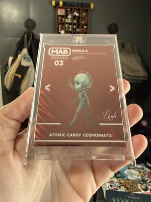 Mab Graves  Atomic Candy Cosmonauts  Moon Lava Parallel NEBULA 17/50 Artist Card