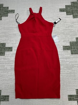 Lulus Dress Womens Medium Red Blouson New