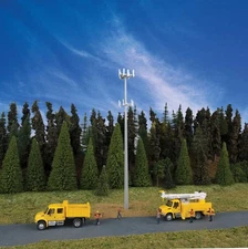 Walthers Cornerstone HO Scale Building/Structure Kit Modern Communication Tower