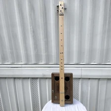 LEFT HAND  Acoustic Electric Cigar Box Guitar