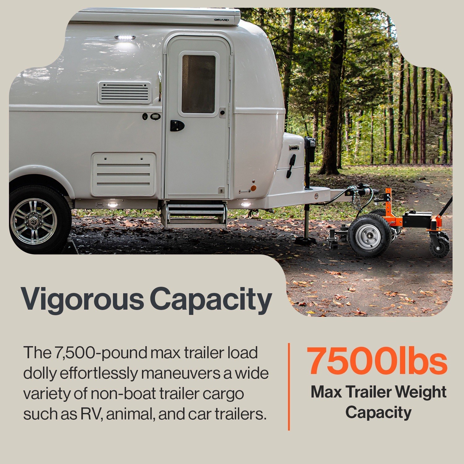 SuperHandy Electric Trailer Dolly - 7500LBS