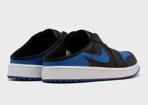 Nike Air Jordan 1 Mule - Scarpe da golf - Nero/Blu - FJ1214 002 - UK 8,5/EUR 43 - Foto 2 di 16