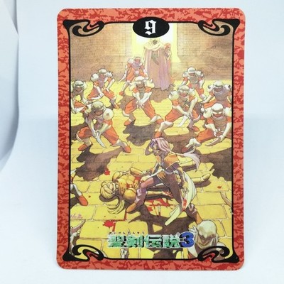 9 Hawkeye Departure Secret of Mana 3 Trials of Mana Character Card Square ENIX