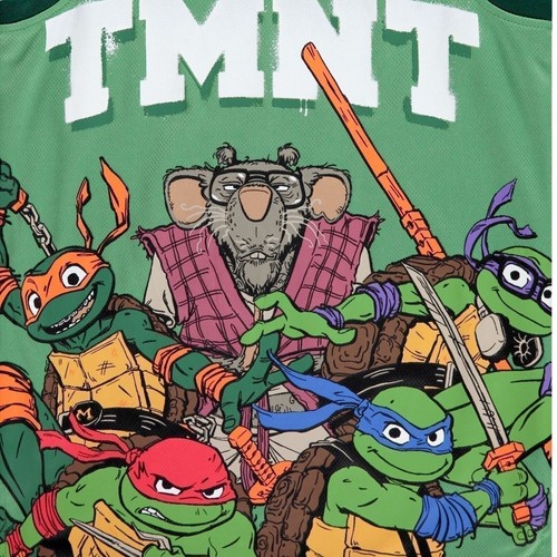 Teenage Mutant Ninja Turtles Boys Basketball Jersey Shirt and Shorts Clothing... - Picture 7 of 8