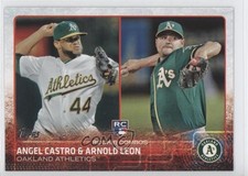 2015 Topps Update Rookie Combos Angel Castro Arnold Leon #US193 0c4