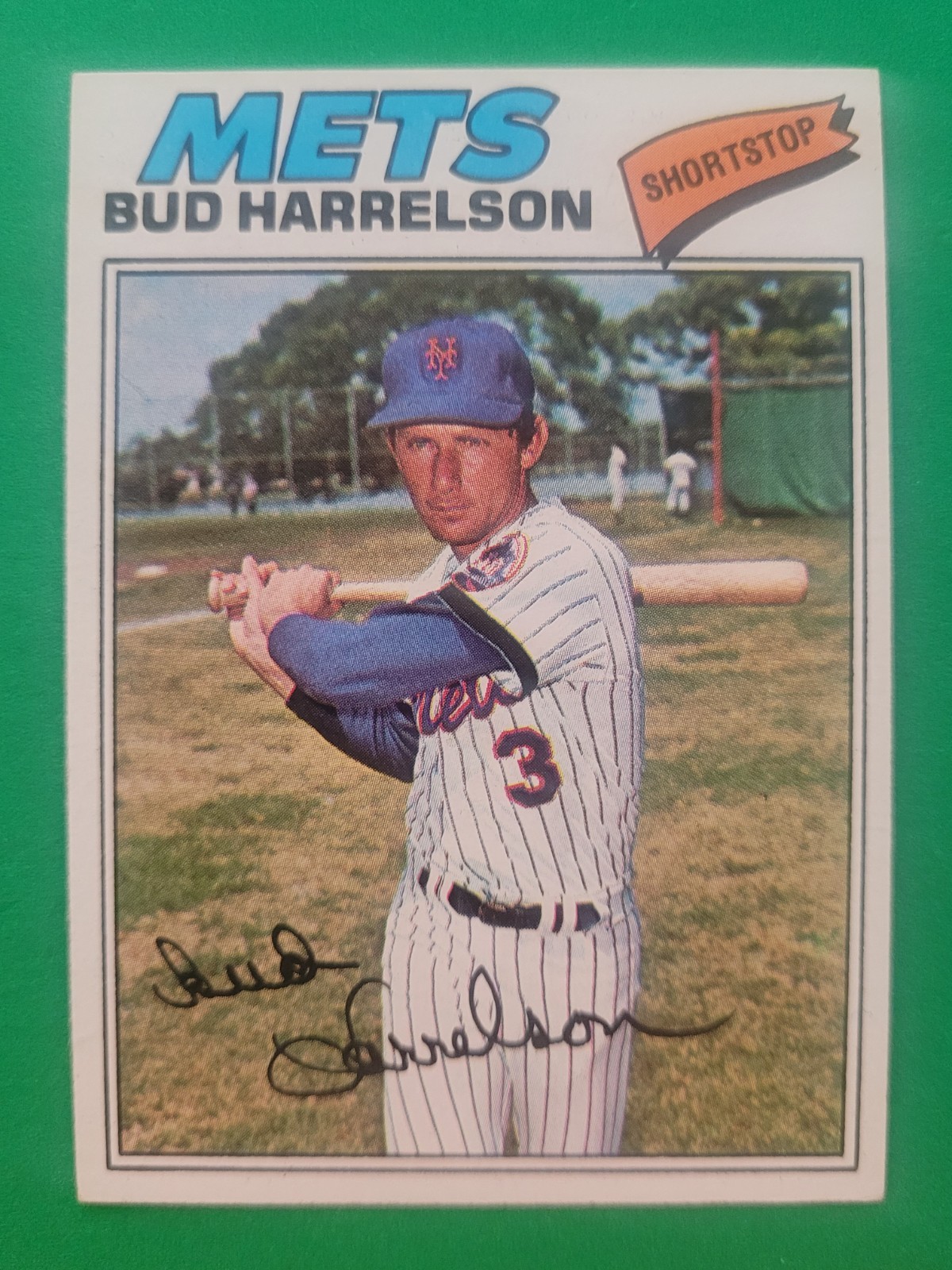 1977 Topps Bud Harrelson #44 New York Mets EXMT-NRMT Clean w/Brilliant Color