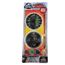 Jurassic World Paint Your Own Suncatchers Dinosaurs - Brand New Sealed VTG