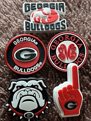 5er Set Georgia Bulldogs University American College Football NCAA Schuh Charms