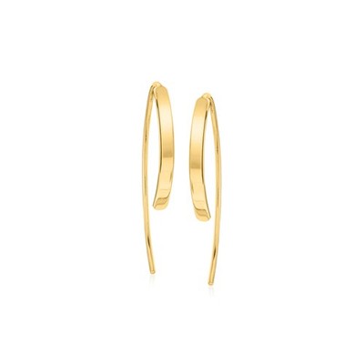 Pure Collection by Ross-Simons 14kt Yellow Gold Drop Earrings
