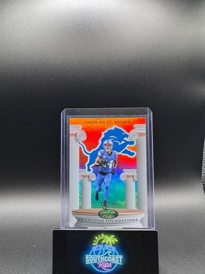 2025 Panini Certified Franchise Foundation Orange FFO-ASB Amon-Ra St. Brown /149