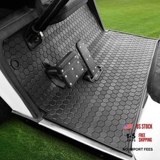 EZGO TXT Golf Cart Floor Mat, Upgraded Full Coverage Liner Mat Black