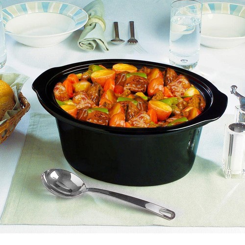 MegaChef Triple Copper Slow Cooker 4.5 Qt. 300-Watts Contemporary W/ Glass Lids - Picture 7 of 7