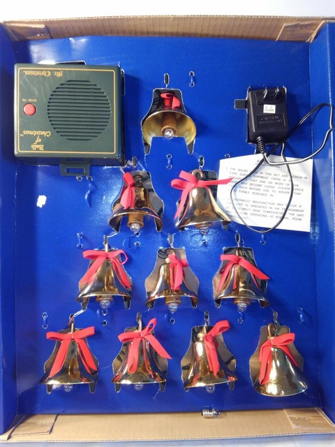 Mr Christmas Bells of Christmas 10 Bells Plays 15 Songs Lighted Musical Jingle | eBay
